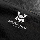 Musashi Japanese Style Kitchen Knife Roll Navy Golden Tiger 2 Pockets Handmade-[Musashi]-[Japanese-Kitchen-Knives]