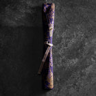 Musashi Japanese Style Kitchen Knife Roll Navy Golden Tiger 2 Pockets Handmade-[Musashi]-[Japanese-Kitchen-Knives]