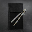 Musashi Japanese Style Kitchen Knife Roll Phoenix Black 1 Pocket Handmade-[Musashi]-[Japanese-Kitchen-Knives]