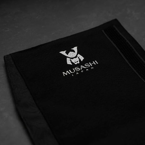 Musashi Japanese Style Kitchen Knife Roll Phoenix Black 1 Pocket Handmade-[Musashi]-[Japanese-Kitchen-Knives]