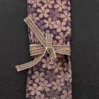 Musashi Japanese Style Kitchen Knife Roll Purple Sakura 1 Pocket Handmade-[Musashi]-[Japanese-Kitchen-Knives]