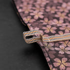 Musashi Japanese Style Kitchen Knife Roll Purple Sakura 1 Pocket Handmade-[Musashi]-[Japanese-Kitchen-Knives]