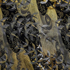 Musashi Japanese Style Kitchen Knife Roll Uzumaki Tsuru-Mai 4 Pockets Handmade-[Musashi]-[Japanese-Kitchen-Knives]