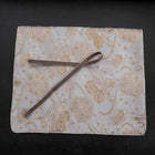 Musashi Japanese Style Kitchen Knife Roll White-Golden Phoenix 4 Pockets Handmade-[Musashi]-[Japanese-Kitchen-Knives]