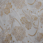 Musashi Japanese Style Kitchen Knife Roll White-Golden Phoenix 4 Pockets Handmade-[Musashi]-[Japanese-Kitchen-Knives]