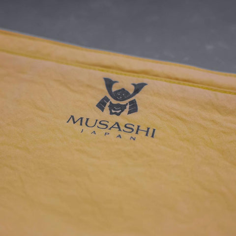 Musashi Japanese Style Kitchen Knife Roll White-Golden Phoenix 4 Pockets Handmade-[Musashi]-[Japanese-Kitchen-Knives]