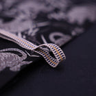 Musashi Japanese Style Kitchen Knife Roll White Tora(Tiger) 1 Pocket Handmade-[Musashi]-[Japanese-Kitchen-Knives]