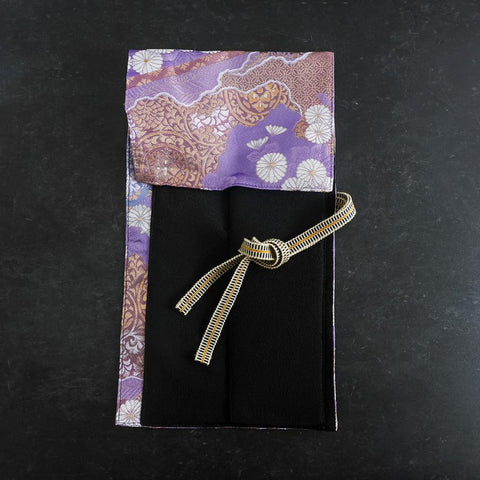 Musashi Japanese Style Kitchen Knife Roll Yamagata Kikkamon Fuji 1 Pocket Handmade-[Musashi]-[Japanese-Kitchen-Knives]