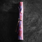 Musashi Japanese Style Kitchen Knife Roll Yamagata Kikkamon - Purple 2 Pockets Handmade-[Musashi]-[Japanese-Kitchen-Knives]