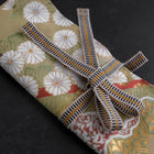 Musashi Japanese Style Kitchen Knife Roll Yamagata Kikkamon Rikyu 1 Pocket Handmade-[Musashi]-[Japanese-Kitchen-Knives]