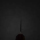 Nakiri 440C Nashiji Damascus Purple Urushi Handle 165mm-[Musashi]-[Japanese-Kitchen-Knives]