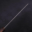 Nakiri AUS-10 Mirror Tsuchime Damascus Sumi Urushi Handle 165mm-[Musashi]-[Japanese-Kitchen-Knives]