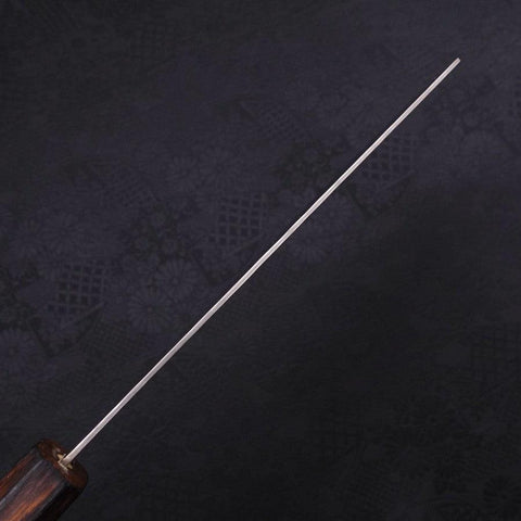 Nakiri AUS-10 Mirror Tsuchime Damascus Sumi Urushi Handle 165mm-[Musashi]-[Japanese-Kitchen-Knives]