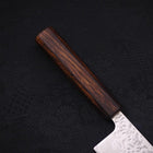Nakiri AUS-10 Mirror Tsuchime Damascus Sumi Urushi Handle 165mm-[Musashi]-[Japanese-Kitchen-Knives]