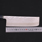 Nakiri AUS-10 Nashiji Damascus Ocean Fireworks Handle 165mm-[Musashi]-[Japanese-Kitchen-Knives]