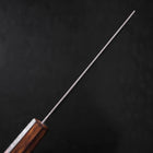 Nakiri AUS-10 Nashiji Damascus Sumi Urushi Handle 165mm-[Musashi]-[Japanese-Kitchen-Knives]