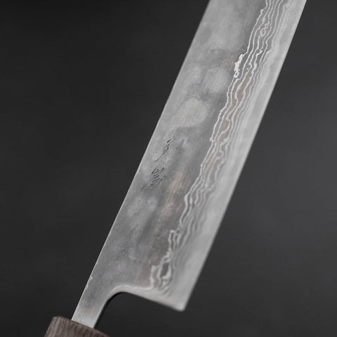 Nakiri AUS-10 Pulido Nashiji Damasco Mango Yaki Urushi 165 mm