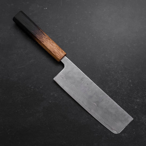 Nakiri AUS-10 Pulido Nashiji Damasco Mango Yaki Urushi 165 mm