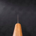 Nakiri AUS-10 Polished Oak Handle 165mm-[Musashi]-[Japanese-Kitchen-Knives]