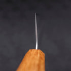Nakiri AUS-10 Polished Yaki-Urushi Handle 165mm-[Musashi]-[Japanese-Kitchen-Knives]