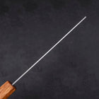 Nakiri AUS-10 Polished Yaki-Urushi Handle 165mm-[Musashi]-[Japanese-Kitchen-Knives]
