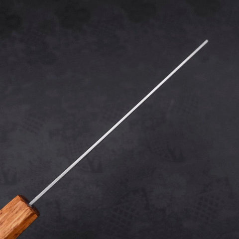 Nakiri AUS-10 Polished Yaki-Urushi Handle 165mm-[Musashi]-[Japanese-Kitchen-Knives]