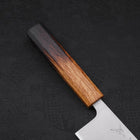 Nakiri AUS-10 Polished Yaki-Urushi Handle 165mm-[Musashi]-[Japanese-Kitchen-Knives]
