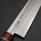 Nakiri AUS-10 Tsuchime Damascus Cherry Handle 180mm-[Musashi]-[Japanese-Kitchen-Knives]