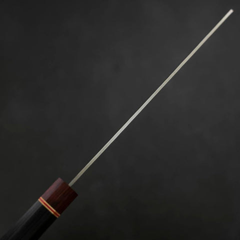 Nakiri AUS-10 Tsuchime Damascus Cherry Handle 180mm-[Musashi]-[Japanese-Kitchen-Knives]
