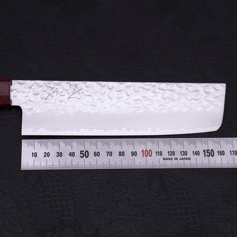Nakiri AUS-10 Tsuchime Damasco Mango de Cerezo 165 mm
