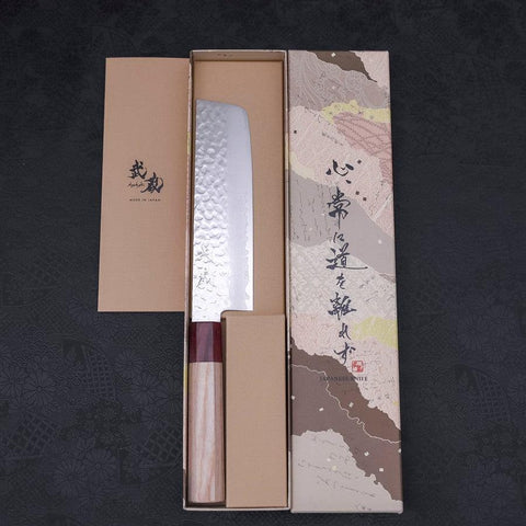 Nakiri AUS-10 Tsuchime Damasco Mango de Cerezo 165 mm