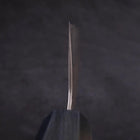 Nakiri AUS-10 Tsuchime Damascus Dark-Blue Urushi Handle 165mm-[Musashi]-[Japanese-Kitchen-Knives]