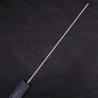 Nakiri AUS-10 Tsuchime Damascus Dark-Blue Urushi Handle 165mm-[Musashi]-[Japanese-Kitchen-Knives]