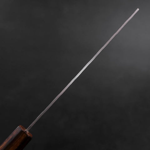 Nakiri AUS-10 Tsuchime Damascus Sumi Urushi Handle 165mm-[Musashi]-[Japanese-Kitchen-Knives]