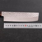 Nakiri AUS-10 Tsuchime Damascus Sumi Urushi Handle 165mm-[Musashi]-[Japanese-Kitchen-Knives]
