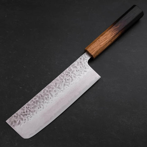 Nakiri AUS-10 Tsuchime Damasco Mango Yaki Urushi 165 mm
