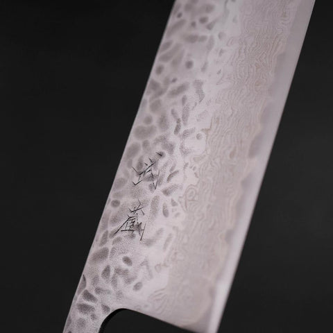 Nakiri AUS-10 Tsuchime Damasco Mango Yaki Urushi 165 mm