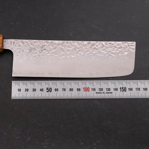 Nakiri AUS-10 Tsuchime Damasco Mango Yaki Urushi 165 mm
