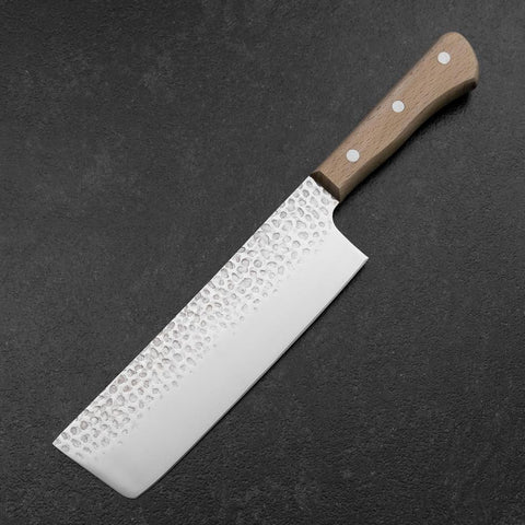 Nakiri AUS-6 Tsuchime Western Handle 170mm (6.7”)-[Musashi]-[Japanese-Kitchen-Knives]