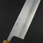 Nakiri AUS-8 Polished Yaki Urushi Handle 165mm-[Musashi]-[Japanese-Kitchen-Knives]