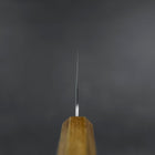 Nakiri AUS-8 Polished Yaki Urushi Handle 165mm-[Musashi]-[Japanese-Kitchen-Knives]