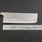 Nakiri AUS-8 Polished Yaki Urushi Handle 165mm-[Musashi]-[Japanese-Kitchen-Knives]