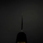 Nakiri Blue Steel #1 Kurouchi Buffalo Magnolia Handle 165mm-[Musashi]-[Japanese-Kitchen-Knives]