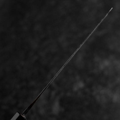 Nakiri Blue Steel #2 Kurouchi Buffalo Walnut Handle 165mm-[Musashi]-[Japanese-Kitchen-Knives]