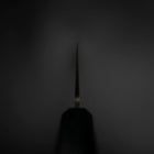 Nakiri Blue Steel #2 Stainless Clad Nashiji Dark Blue Urushi Handle 165mm-[Musashi]-[Japanese-Kitchen-Knives]