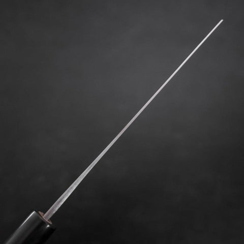 Nakiri Blue Super Damascus Buffalo Magnolia Handle 165mm-[Musashi]-[Japanese-Kitchen-Knives]