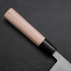 Nakiri Blue Super Damascus Buffalo Magnolia Handle 165mm-[Musashi]-[Japanese-Kitchen-Knives]