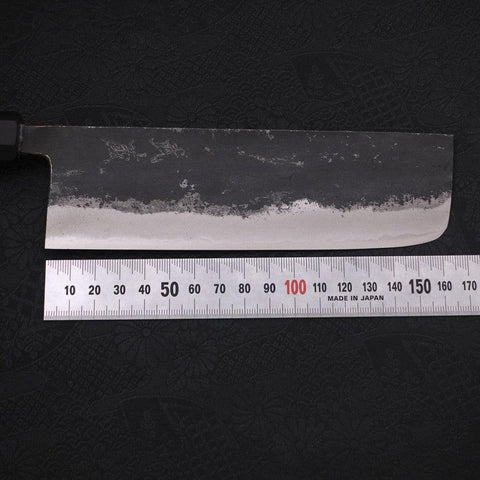 Nakiri Blue Super Kurouchi Mango de Ébano con Cuerno de Búfalo 165mm
