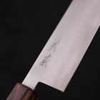 Nakiri Blue Super Polished Sumi Urushi Handle 165mm-[Musashi]-[Japanese-Kitchen-Knives]