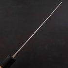 Nakiri Blue Steel #1 Stainless Clad Kurouchi Buffalo Magnolia Handle 165mm-[Musashi]-[Japanese-Kitchen-Knives]